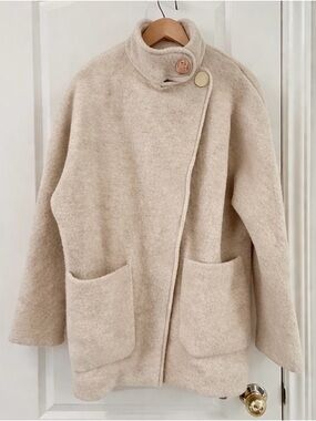 ba&sh Cream Calvi Coat (belt not included)